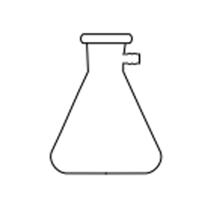 6451 Flasks, Filtering, Heavy Wall, Bolt Neck with Tubulation